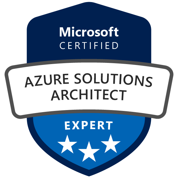 Microsoft Certified Azure Solutions Architect Expert